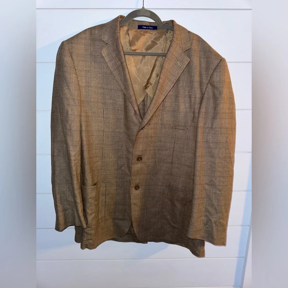 T. Harris London Plaid Sportscoat Size 2X